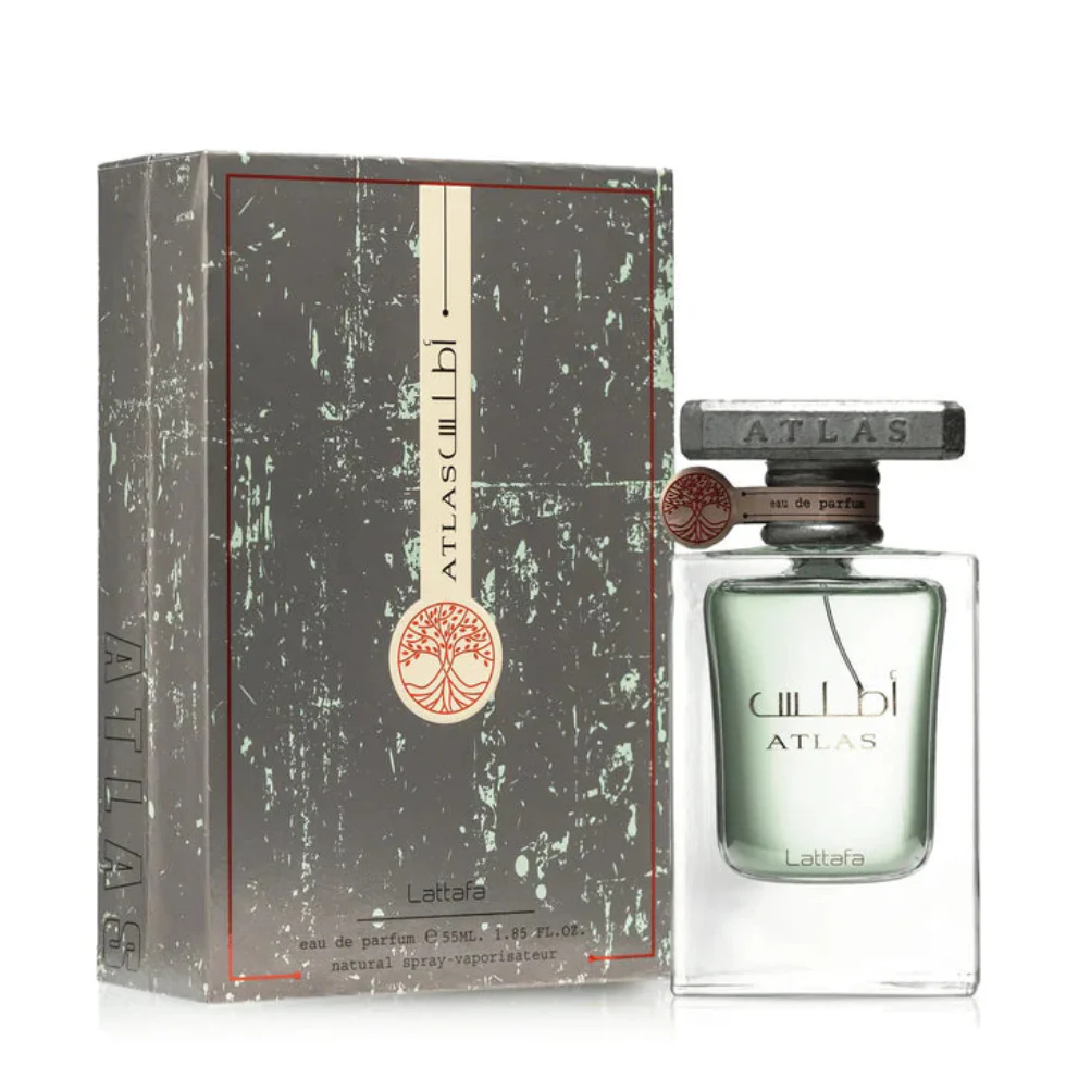 Atlas Perfume 55ml EDP by Lattafa | Fresh Woody Aromatic Unisex Fragrance