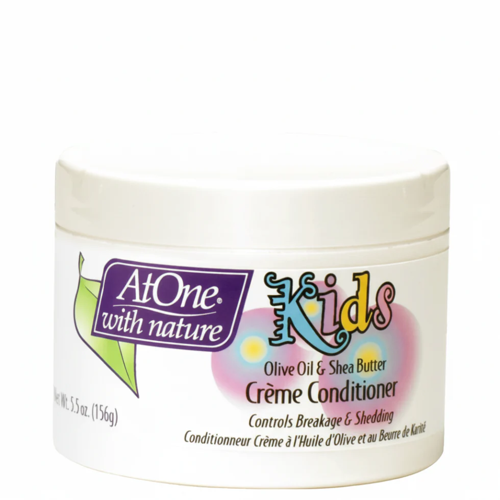 AtOne Kids Olive Oil & Shea Butter Crème Conditioner 154g | Reduce Breakage