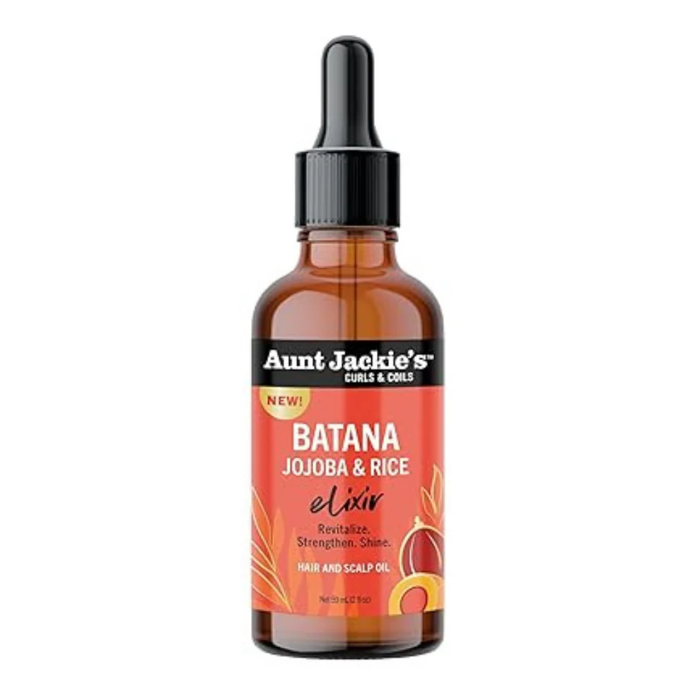 Aunt Jackie’s Batana Jojoba & Rice Oil 59ml | Hair Growth & Scalp Care