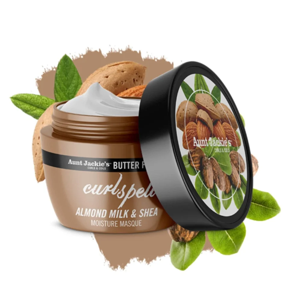 Aunt Jackie’s Curl Spell Masque 227g | Almond Milk & Shea Hair Mask - Image 2