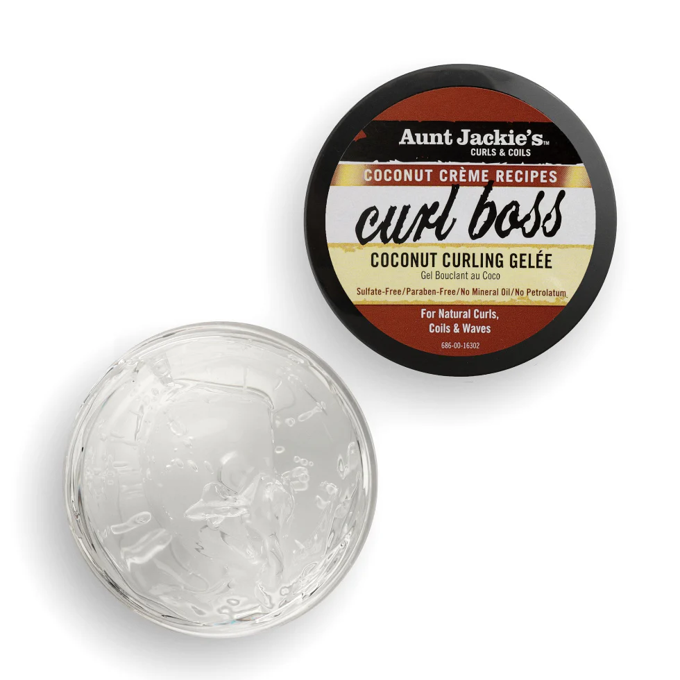 Aunt Jackie’s Curl Boss Coconut Curling Gelée 15oz | Shine & Curl Definition - Image 3