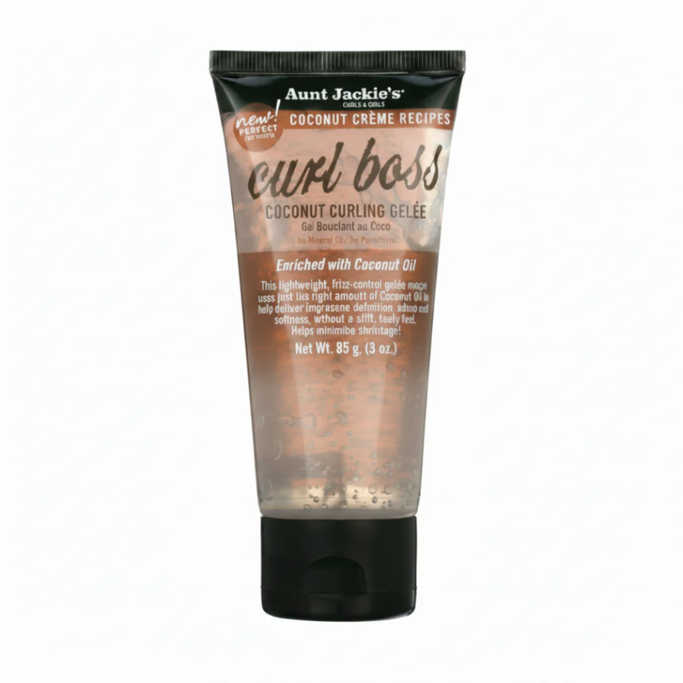 Aunt Jackie’s Curl Boss Coconut Curling Gelée 3oz | Curl Definition & Shine