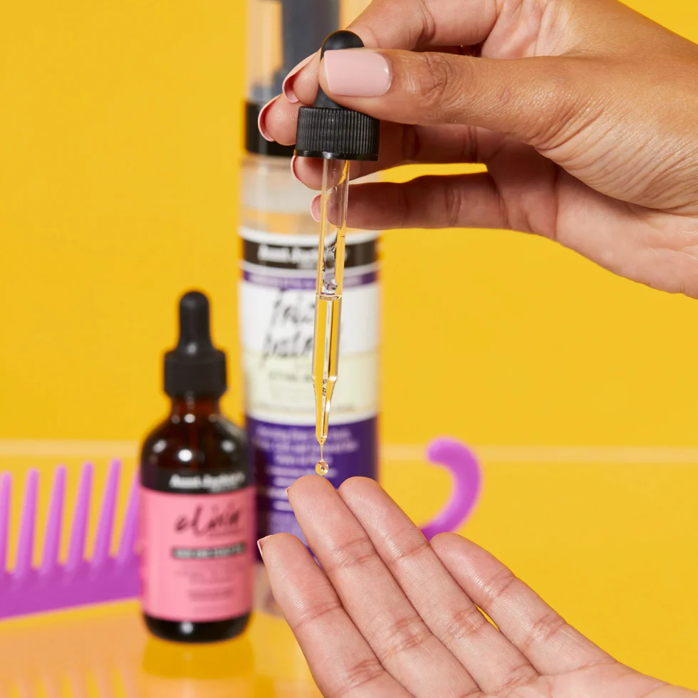 Aunt Jackie’s Elixir Scalp Oil 2oz | Collagen Tea Tree & Eucalyptus Scalp Care - Image 4