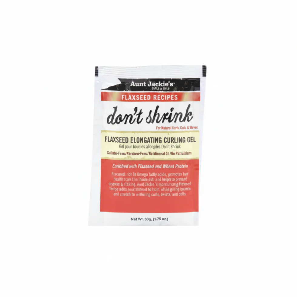 Aunt Jackie’s Don’t Shrink Curling Gel 1.75oz | Flaxseed Elongating Gel