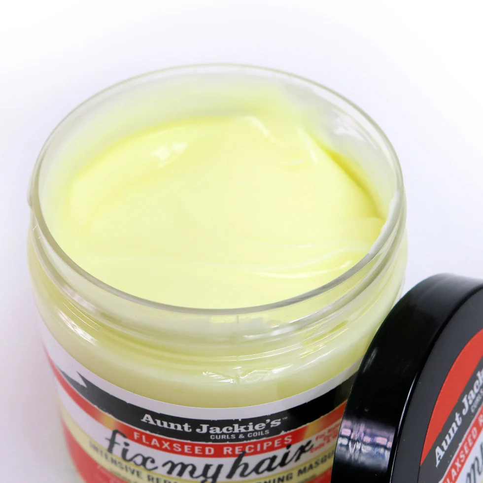 Aunt Jackie’s Flaxseed Fix My Hair Repair Masque 15oz | Intensive Conditioning Mask - Image 3