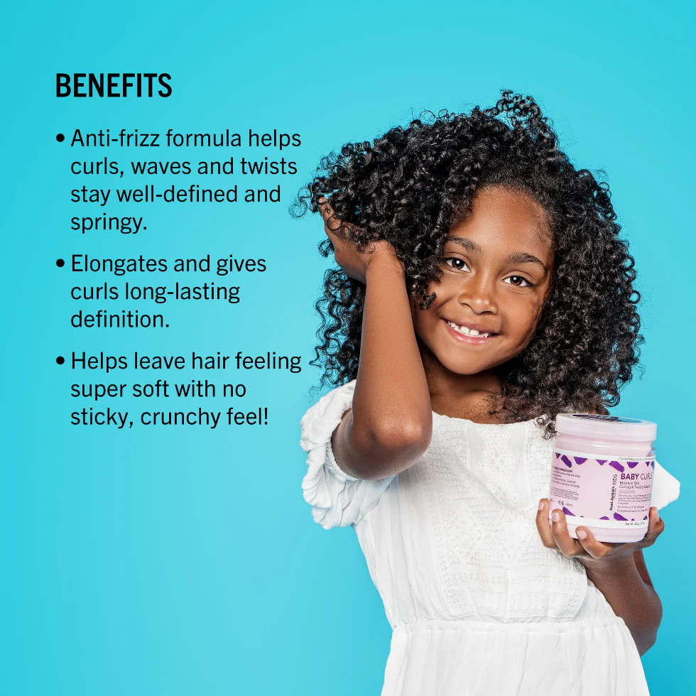 Aunt Jackie’s Baby Curls Curling Custard | Moisture Rich Twist & Curl Cream - Image 2
