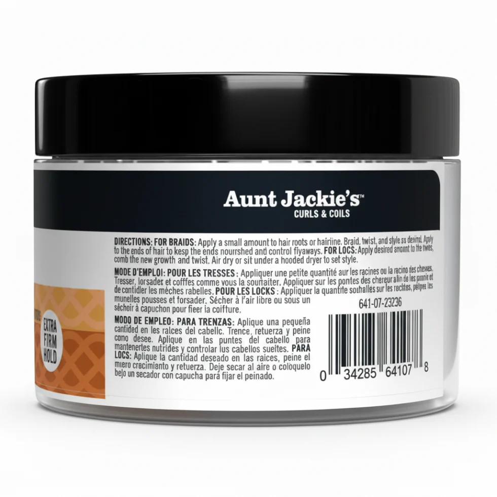 Aunt Jackie’s Hold Tight! Braid & Twist Gel 213g | Extra Firm Hold Styling Gel - Image 4