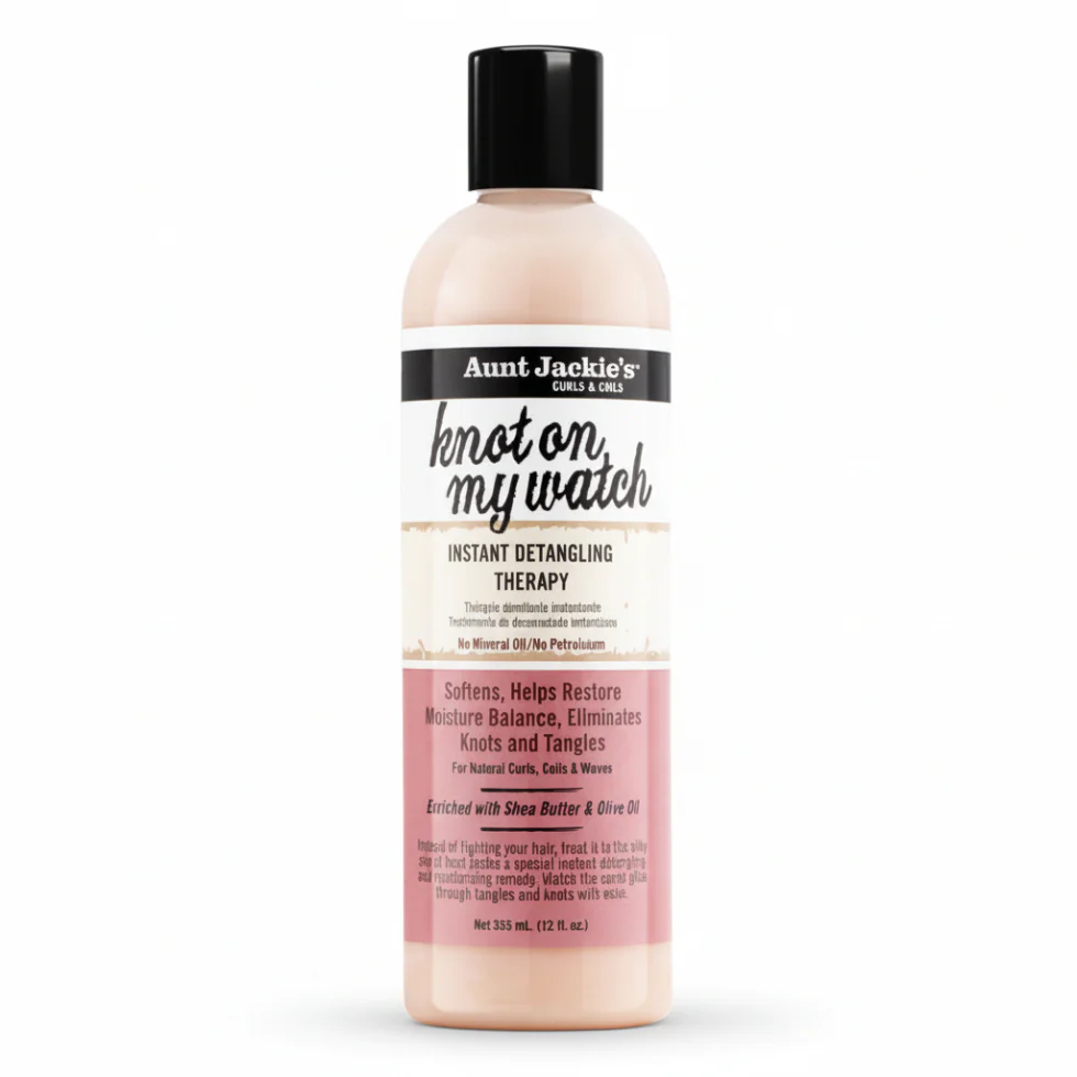 Aunt Jackie’s Knot On My Watch Detangler 12oz | Instant Tangle-Free Therapy