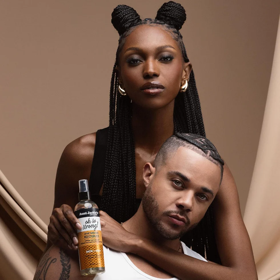 Aunt Jackie’s Oh So Strong Shine Moisturizer 12oz | Braids & Twists Care - Image 2