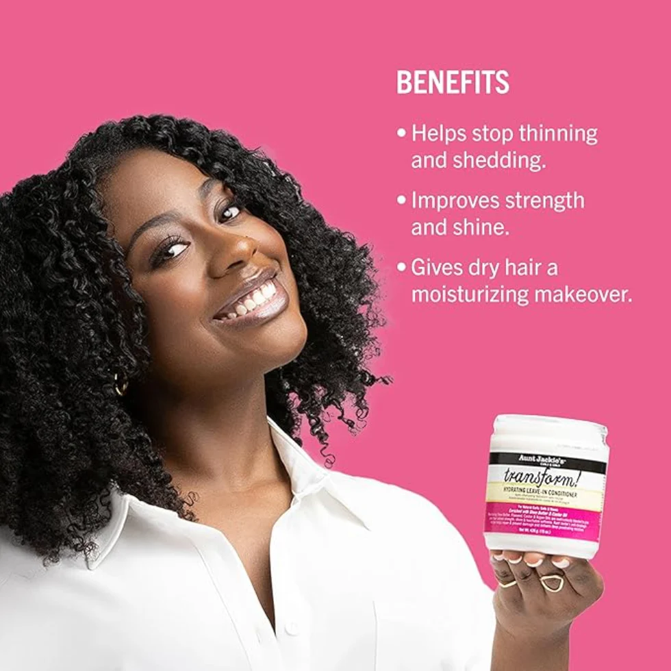 Aunt Jackie’s Transform Leave-In Conditioner 426g | Moisture & Strength - Image 3