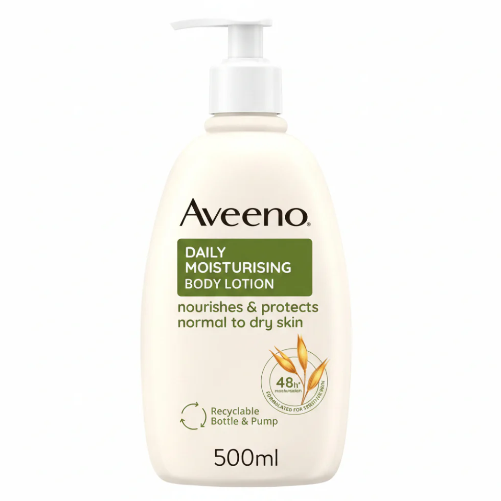 Aveeno Daily Moisturising Body Lotion 500ml | Oat Care Fragrance Free