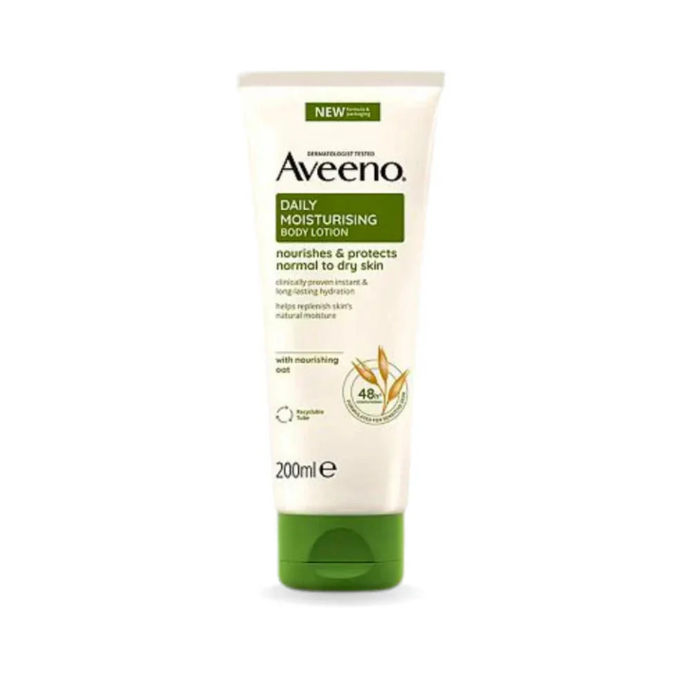 Aveeno Daily Moisturising Lotion 200ml | Oat Care for Sensitive Skin