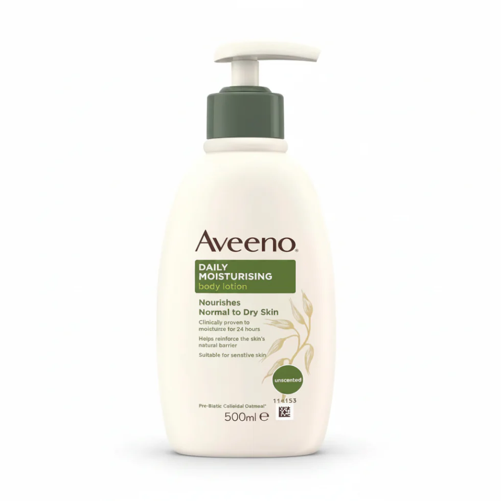 Aveeno Daily Moisturising Lotion 500ml | Oat Care for Sensitive Skin