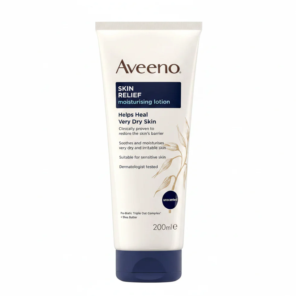Aveeno Skin Relief Moisturizing Lotion 200ml | Oat Care for Dry Skin