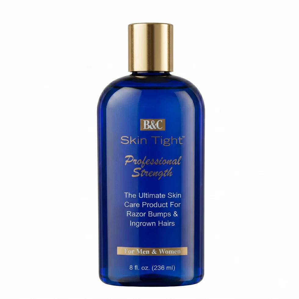 B&C Skin Tight Professional Strength 8oz | Razor Bump & Ingrown Hair Treatment