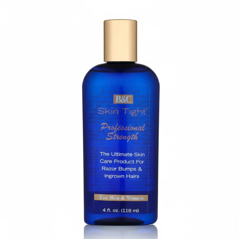 B&C Skin Tight Professional Strength 4oz | Razor Bump & Ingrown Hair Treatment