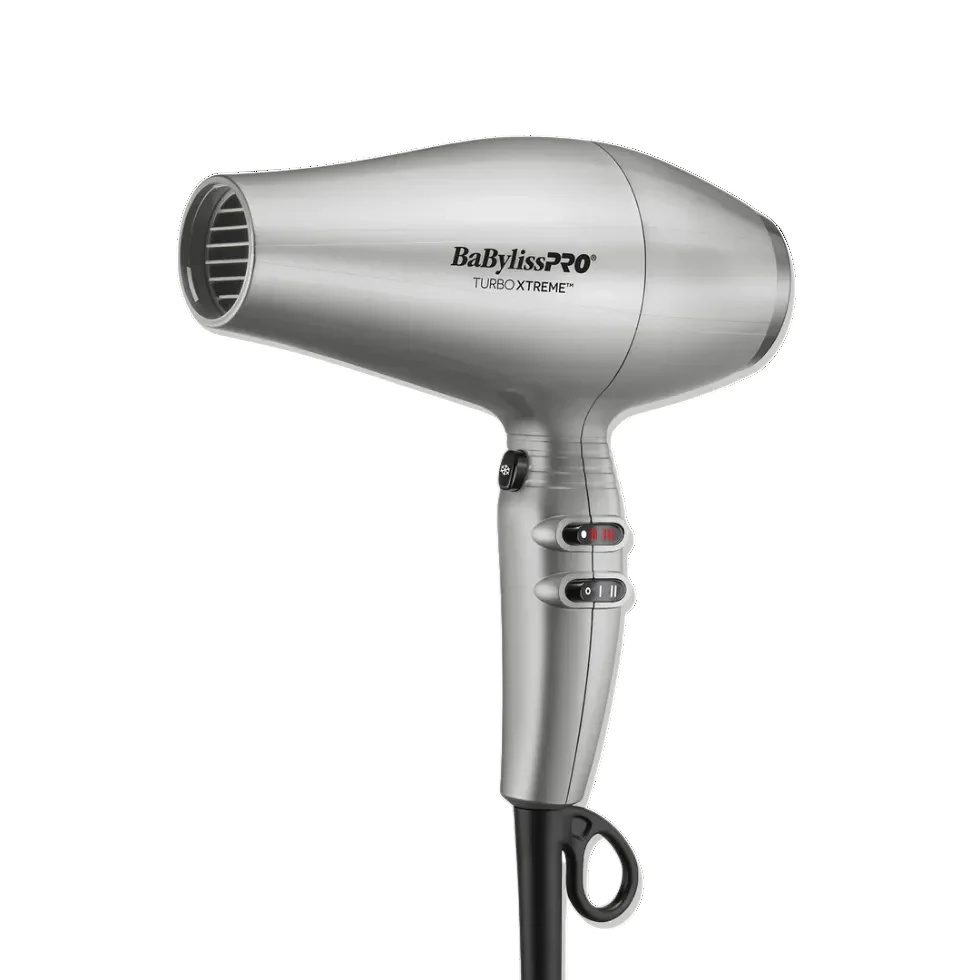 BaByliss Silver Powerlite Hair Dryer 1900W | Lightweight Ionic Blow Dryer