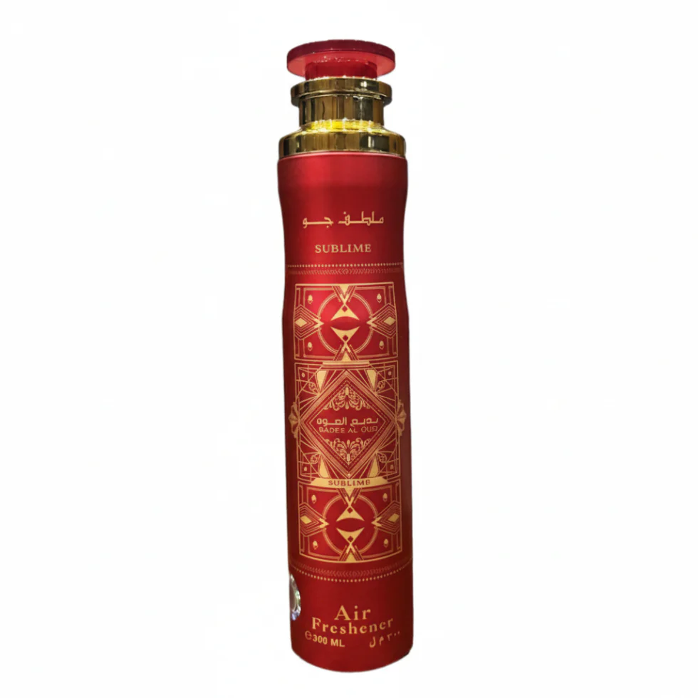 Badee Al Oud Sublime Air Freshener 300ml By Lattafa | Luxurious Oud & Floral Aroma