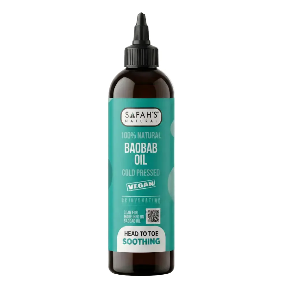 Baobab Oil 250ml 100% Natural | Cold Pressed Hair & Skin Nourishing Oil