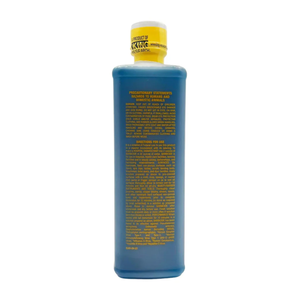 Barbicide Hospital Disinfectant Concentrate 16oz | Salon Sanitizer Solution - Image 2