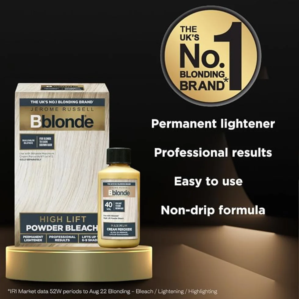 Jerome Russell Bblonde 40 Vol 12% Cream Peroxide 75ml | 8–9 Level Lift - Image 3