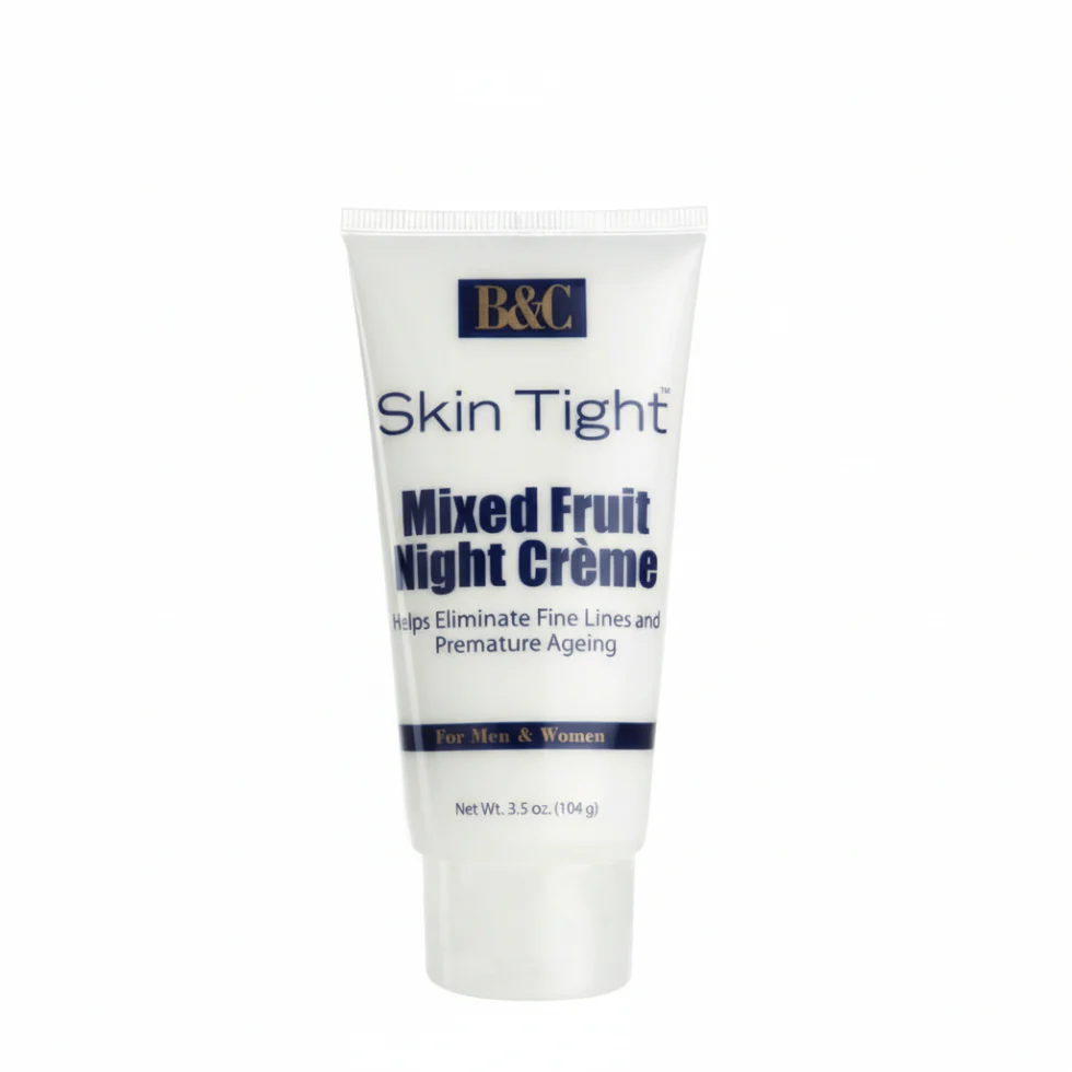 B&C Skin Tight Mixed Fruit Night Creme 3.5oz | Anti-Aging & Fine Line Treatment