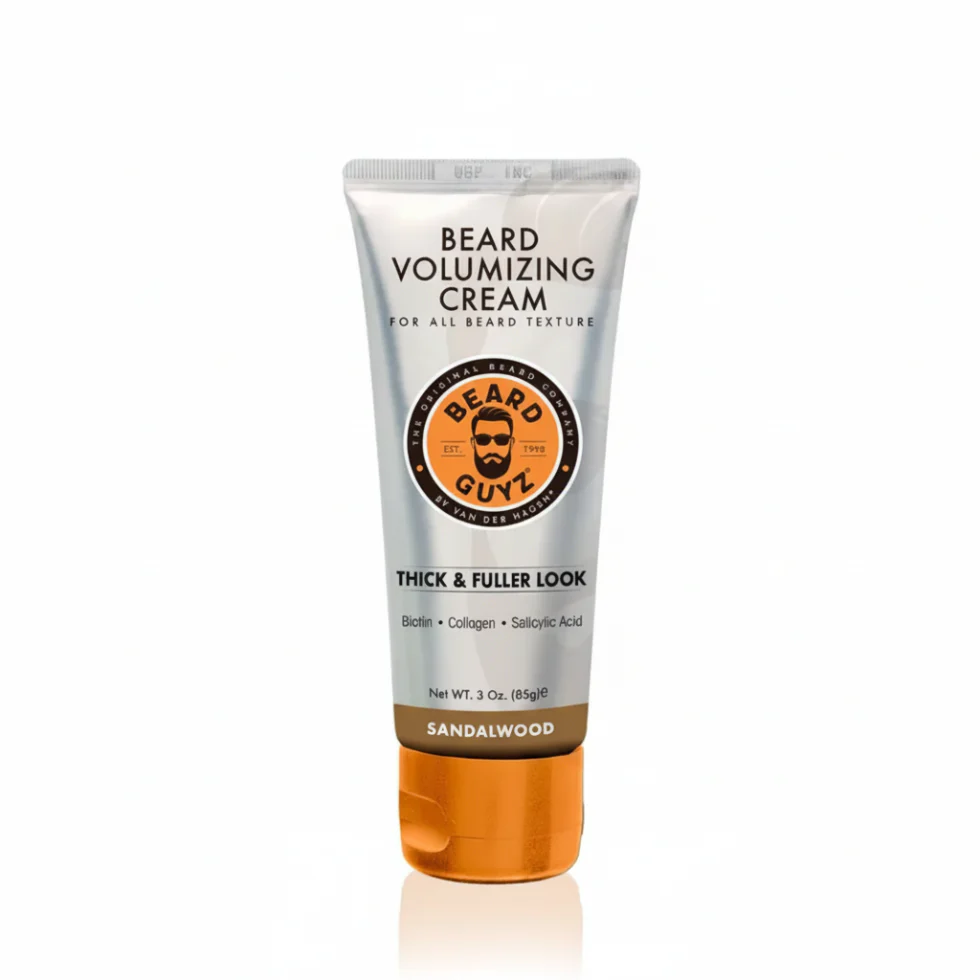 Beard Guyz Beard Volumizing Cream 3oz | Thicken & Fuller Beard Styling Cream