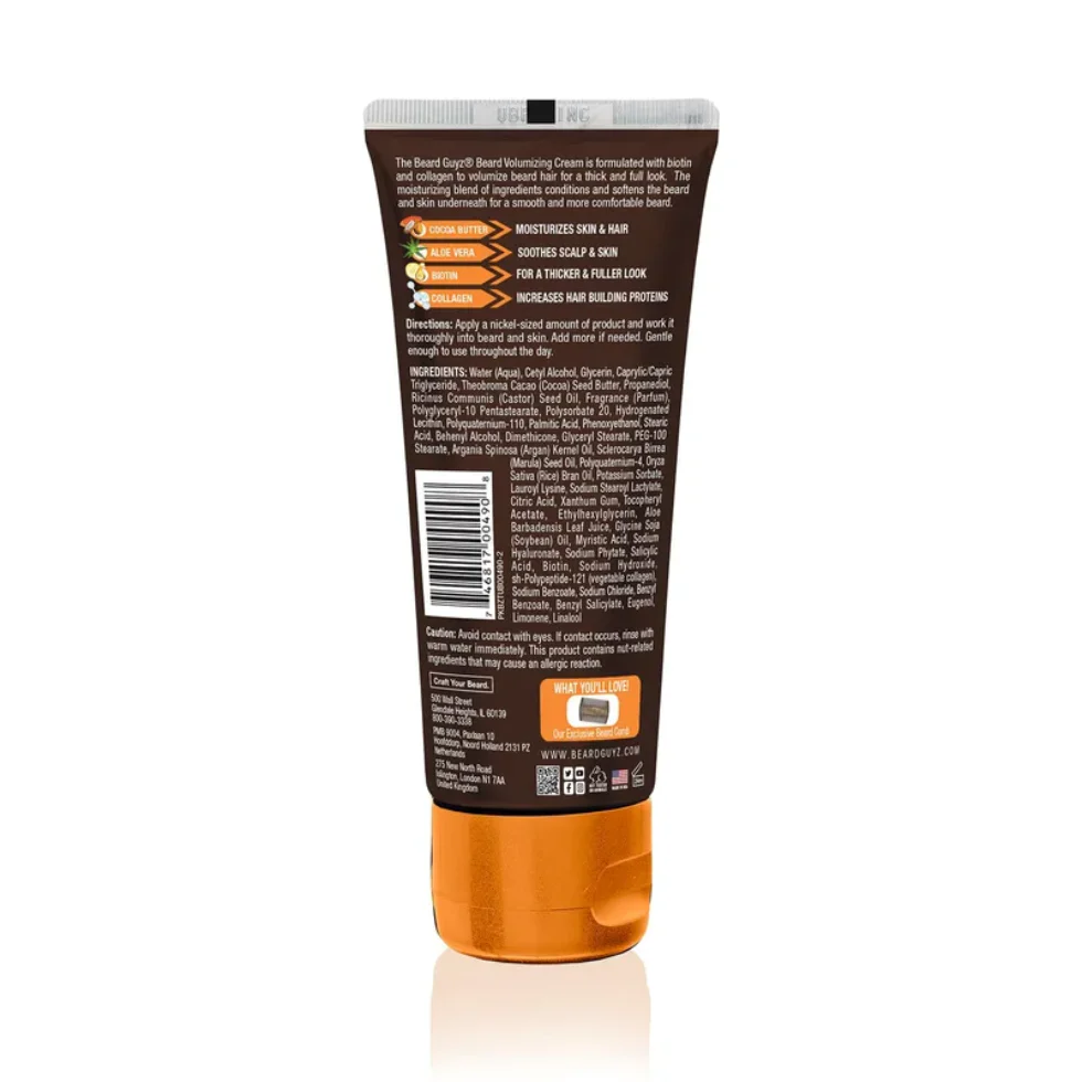 Beard Guyz Beard Volumizing Cream 3oz | Thicken & Fuller Beard Styling Cream - Image 2