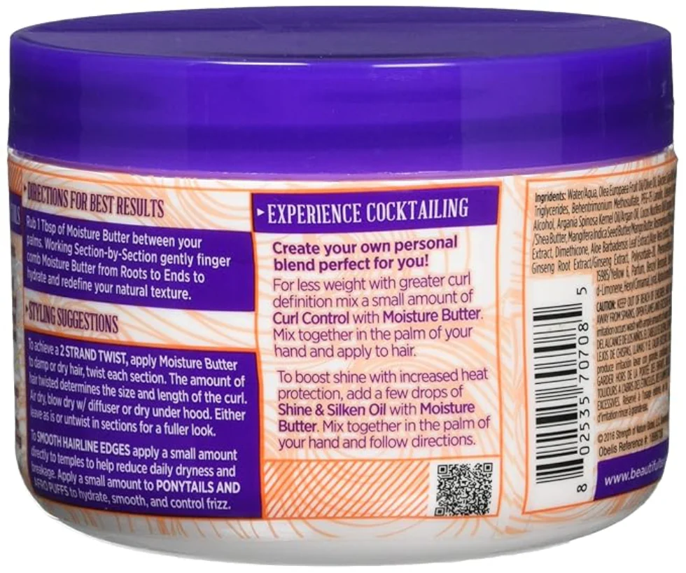 Beautiful Textures Moisture Butter Curl Crème | Hydrate & Define Curls - Image 3