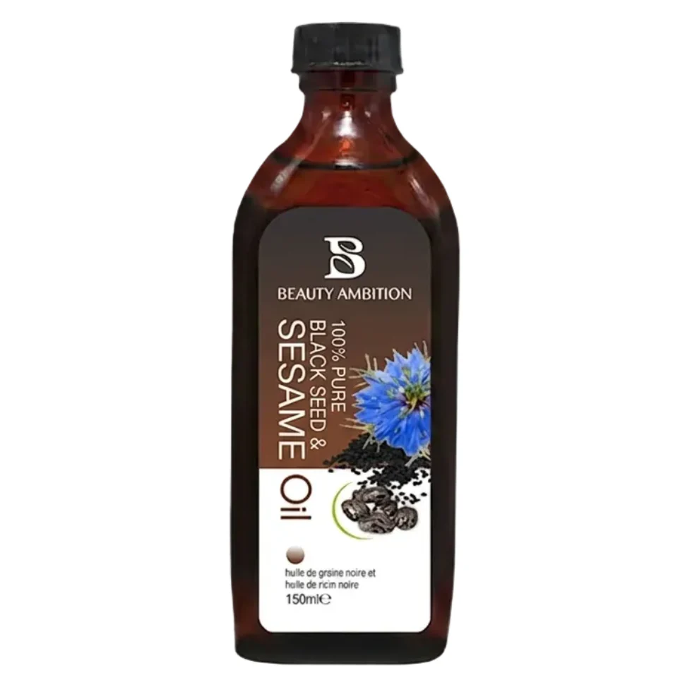Beauty Ambition Black Seed & Castor Oil 150ml | Hair Growth & Scalp Oil