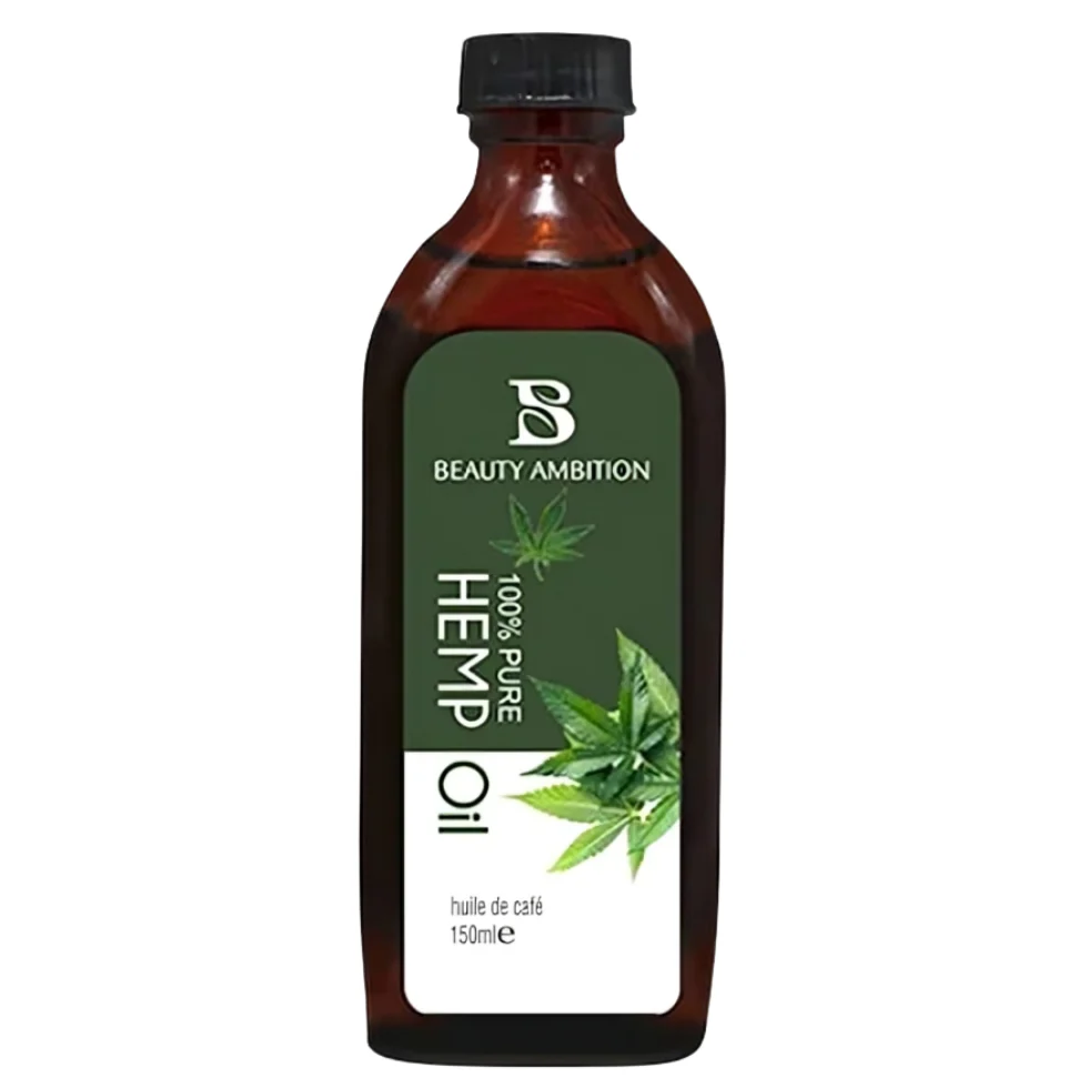 Beauty Ambition Hemp Oil 150ml | Natural Hair Growth & Skin Treatment Oil