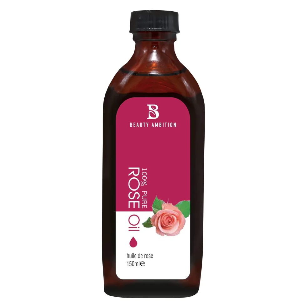Beauty Ambition Rose Oil 150ml | Natural Herbal Hair & Skin Nourishing Oil