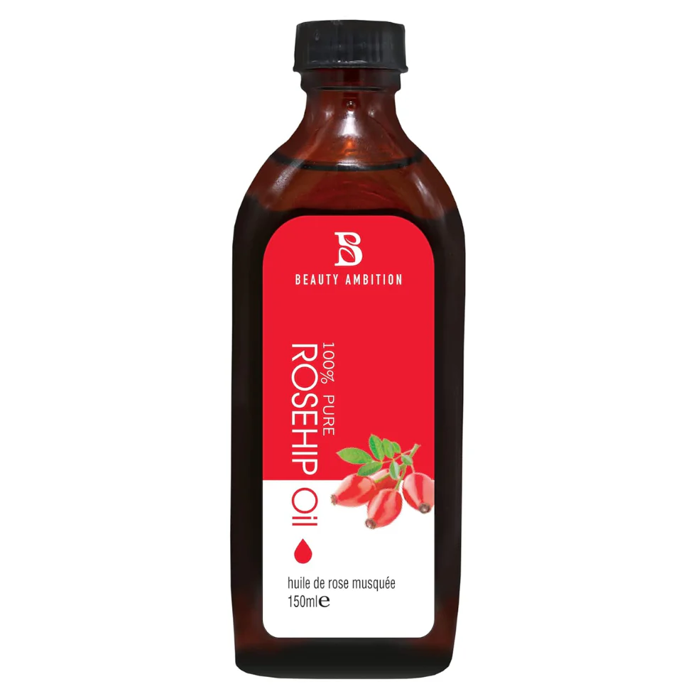 Beauty Ambition Rosehip Oil 150ml | Natural Herbal Hair & Skin Repair Oil