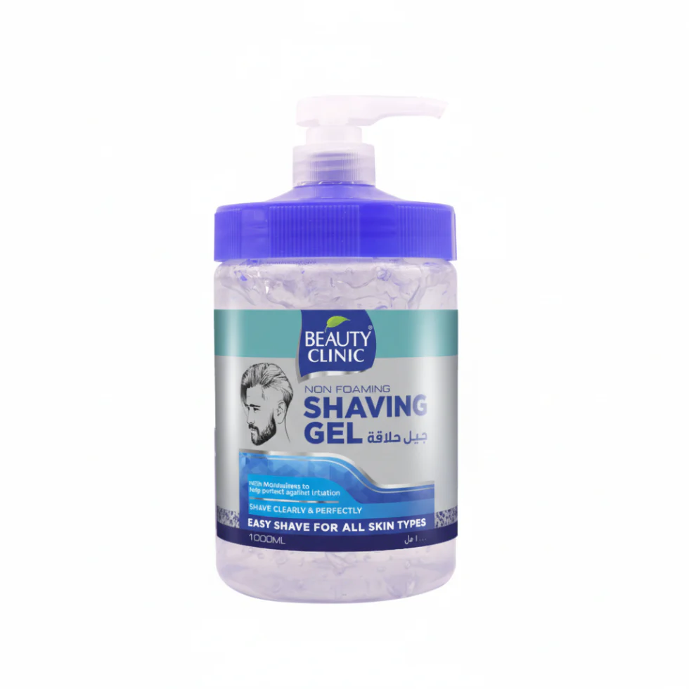 Beauty Clinic Shaving Gel with Moisturizers 1000ml | Smooth Hydrating Shave