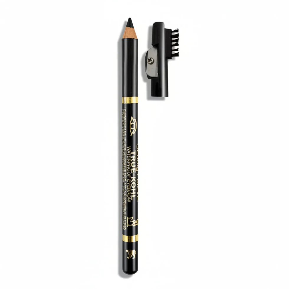 Beauty Forever True Kohl Waterproof Eyebrow Pencil Black | Long Lasting Brow Definer