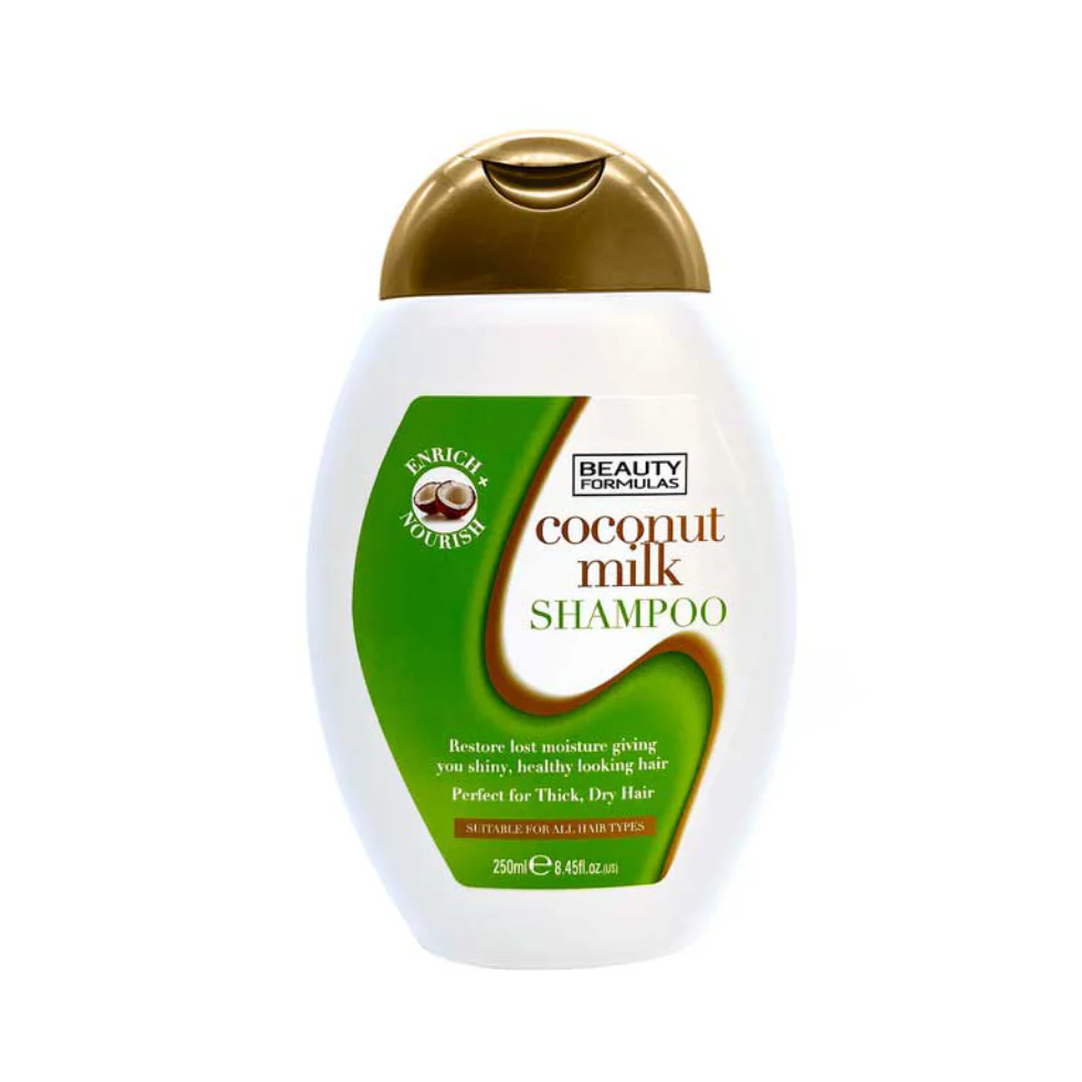 Beauty Formulas Coconut Milk Shampoo 250ml | Nourishing & Hydrating Hair Care