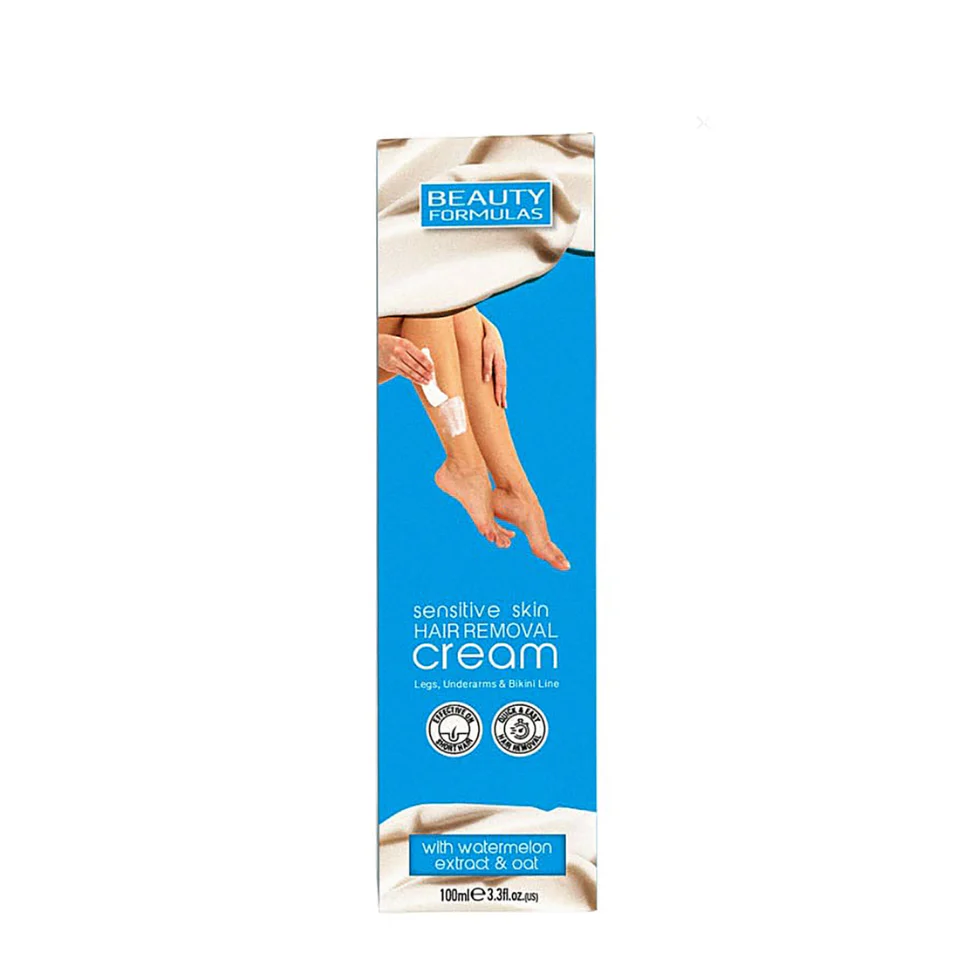 Beauty Formulas Sensitive Skin Hair Removal Cream 100ml | Smooth Skin Care