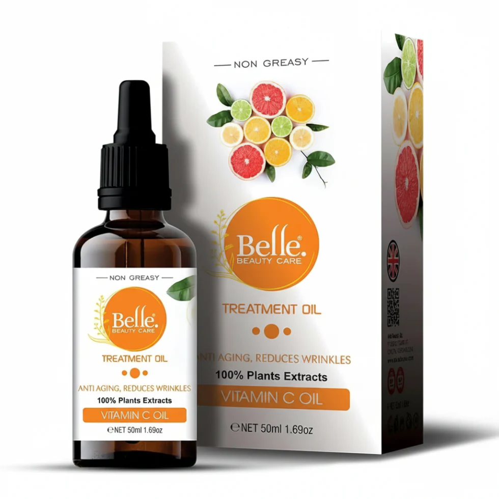 Belle Beauty Care Vitamin C Oil 50ml | Brightening & Anti-Aging Face Oil