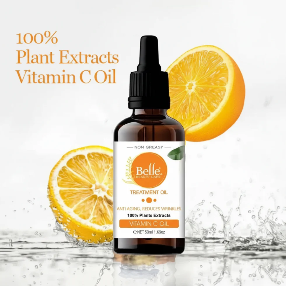 Belle Beauty Care Vitamin C Oil 50ml | Brightening & Anti-Aging Face Oil - Image 2