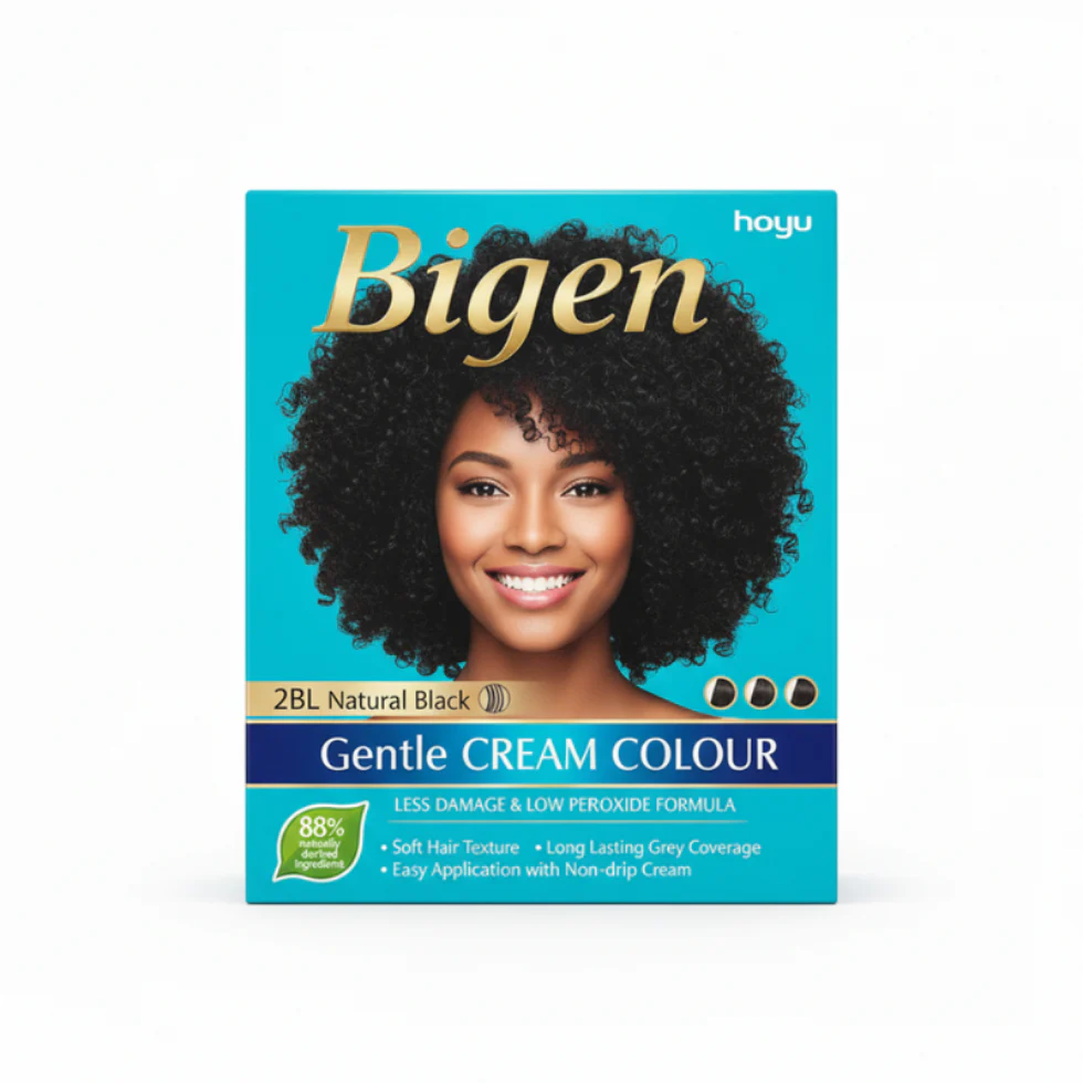 Bigen Gentle Cream Colour | Natural Grey Coverage Hair Dye for Smooth Shine - Image 2