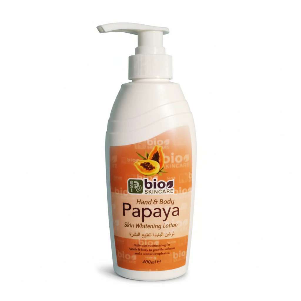 Bio Skincare Hand & Body Papaya Skin Whitening Lotion 400ml