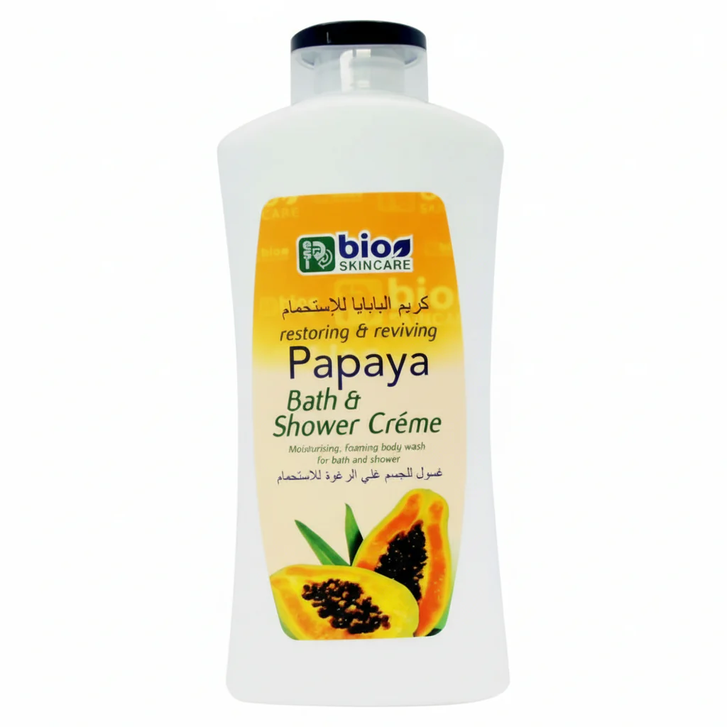 Bio Skincare Restoring & Reviving Papaya Bath & Shower Creme 750ml