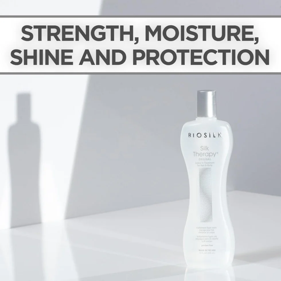 BioSilk Silk Therapy Original Leave-In Treatment 335ml | Smooth Shine Hair Care - Image 2