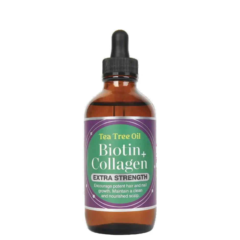 Absolute Hot Biotin & Collagen Hair Growth Oil 4oz | Strengthen & Thicken Hair