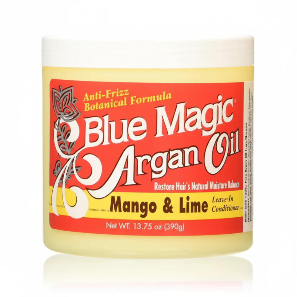Blue Magic Argan Oil Mango & Lime Leave-In Conditioner 390g | Hydrate Revitalize Hair