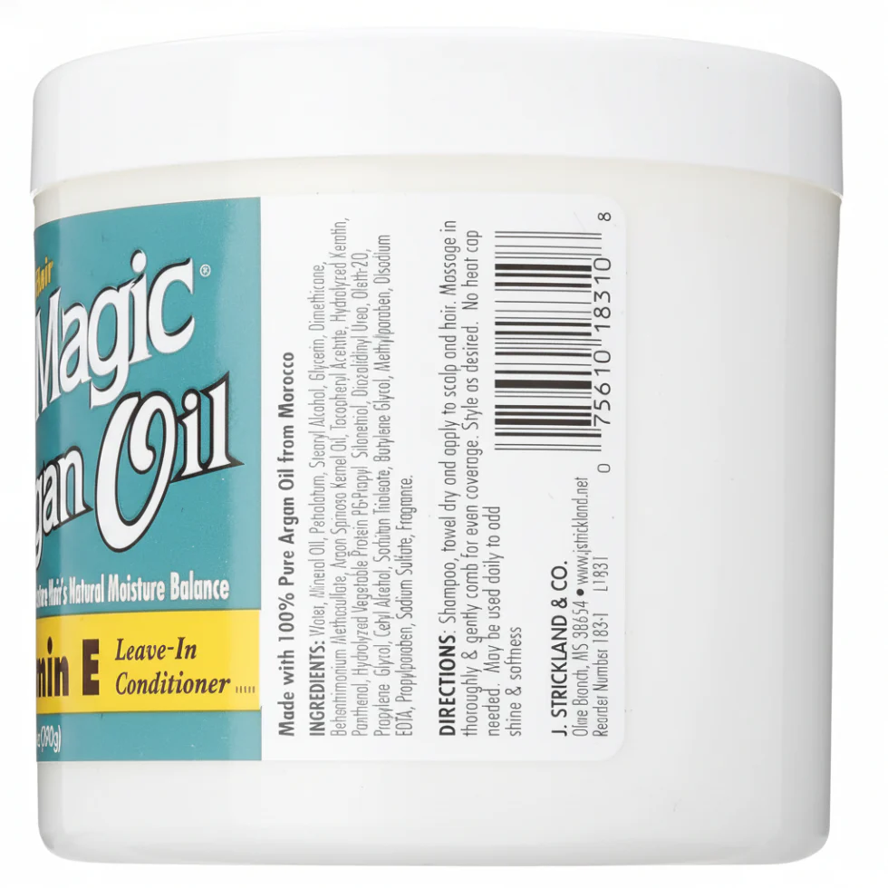 Blue Magic Argan Oil Leave-In Conditioner 390g | Vitamin E Hydrate & Nourish Hair - Image 2