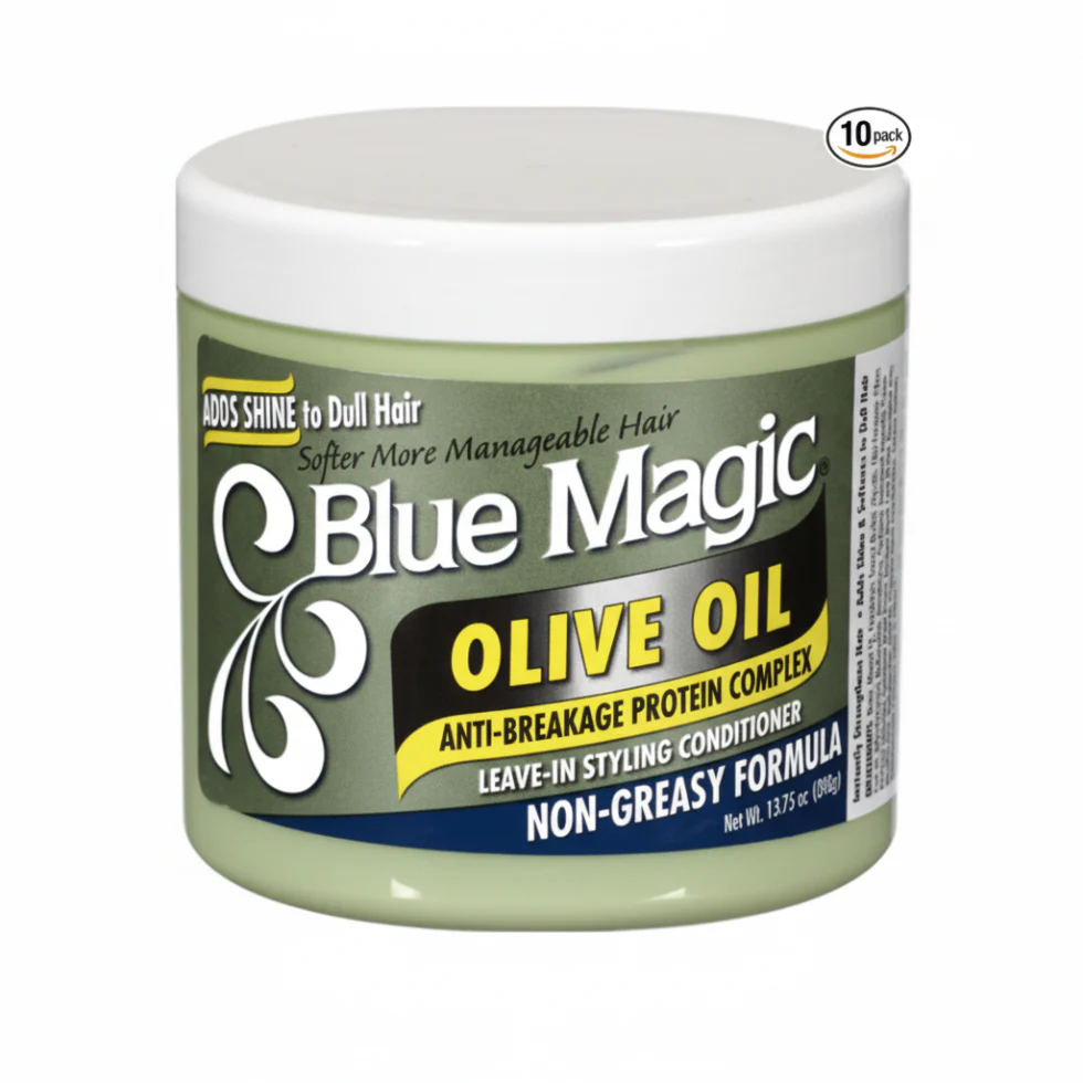 Blue Magic Olive Oil Anti-Breakage Leave-In 390g | Strengthen & Shine Hair Care