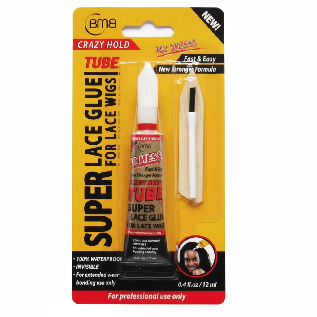 BMB Crazy Hold Super Lace Wig Glue 12ml – Strong Waterproof Hold UK