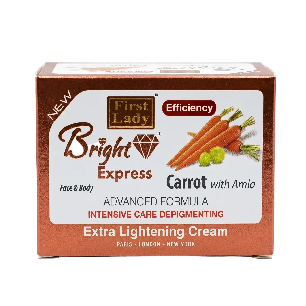 Bright Express Carrot & Amla Cream 500ml | Brightening Face & Body Cream