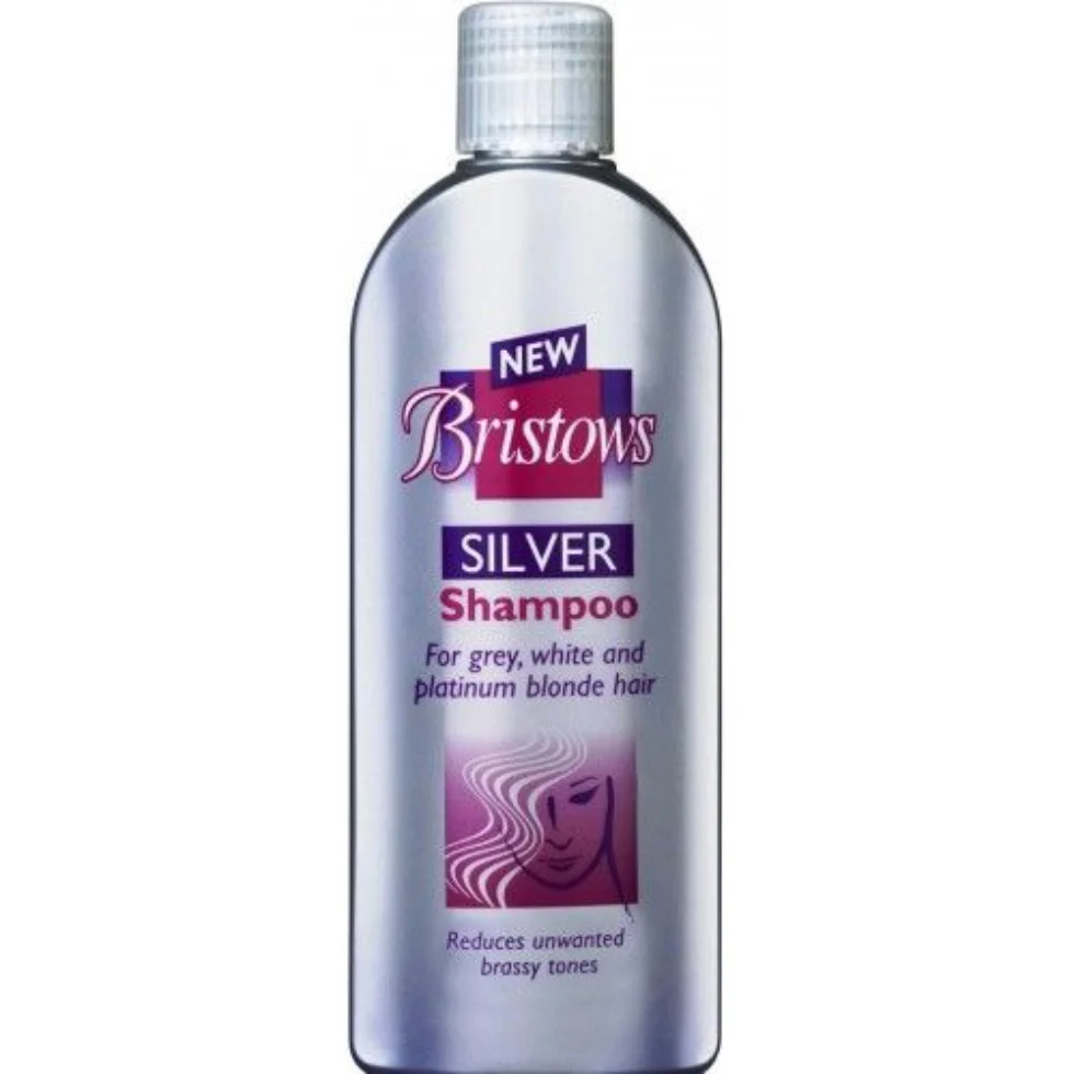 Bristows Silver Shampoo 200ml | Neutralize Yellow Tones Blonde & Grey Hair